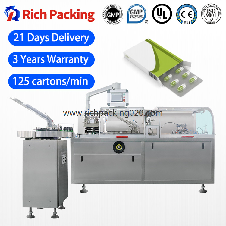 High Making Speed Cartoning Machine For Sachets