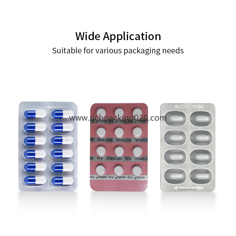 DPP-160Pro Fully Automatic Capsule Tablet Flat Aluminum Plastic Blister Packaging Machine