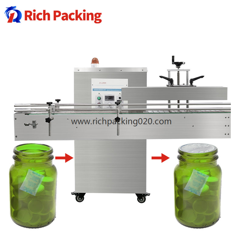 CE cGMP High Speed Automatic Bottle Cap Sealer Machine Aluminum Foil Sealing Machine