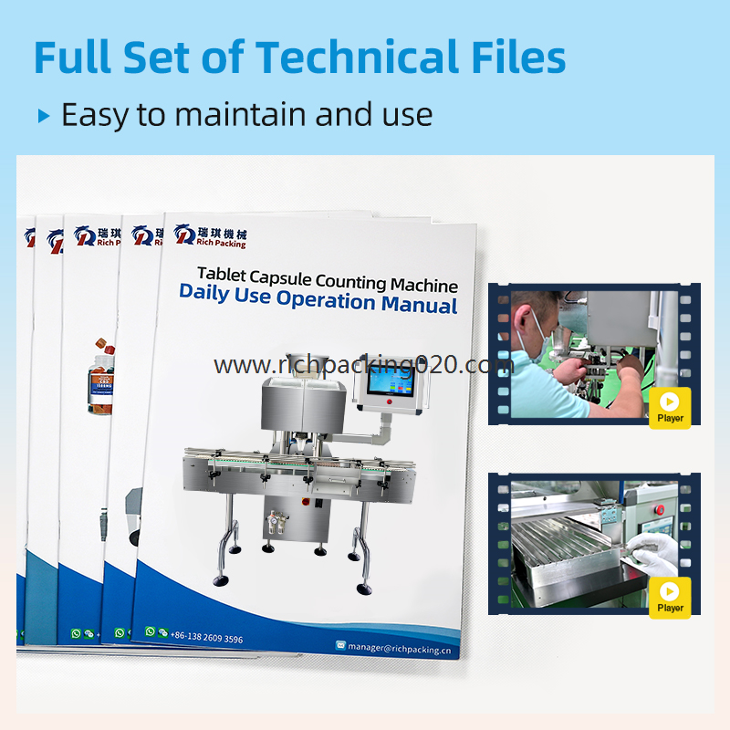 8 Lane Bottling Tablet Capsule Visual Counting Machine