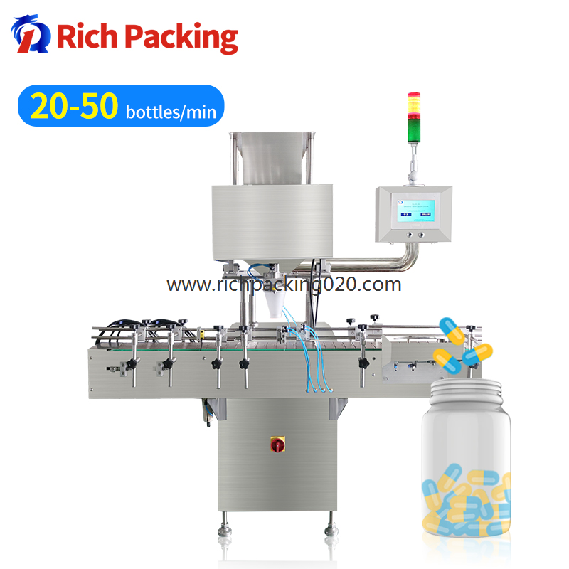 8 lane small type Automatic tablet pill capsule counting machine