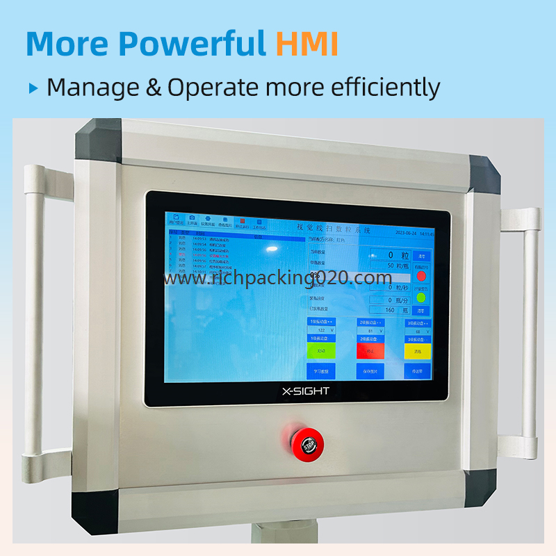8 Lane Bottling Tablet Capsule Visual Counting Machine
