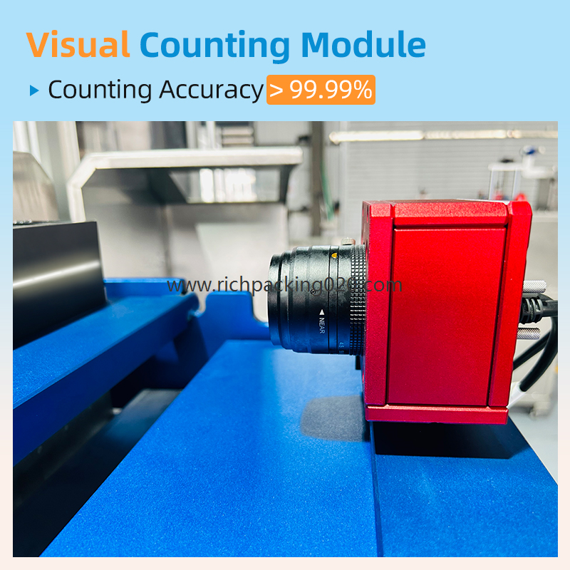 8 Lane Bottling Tablet Capsule Visual Counting Machine